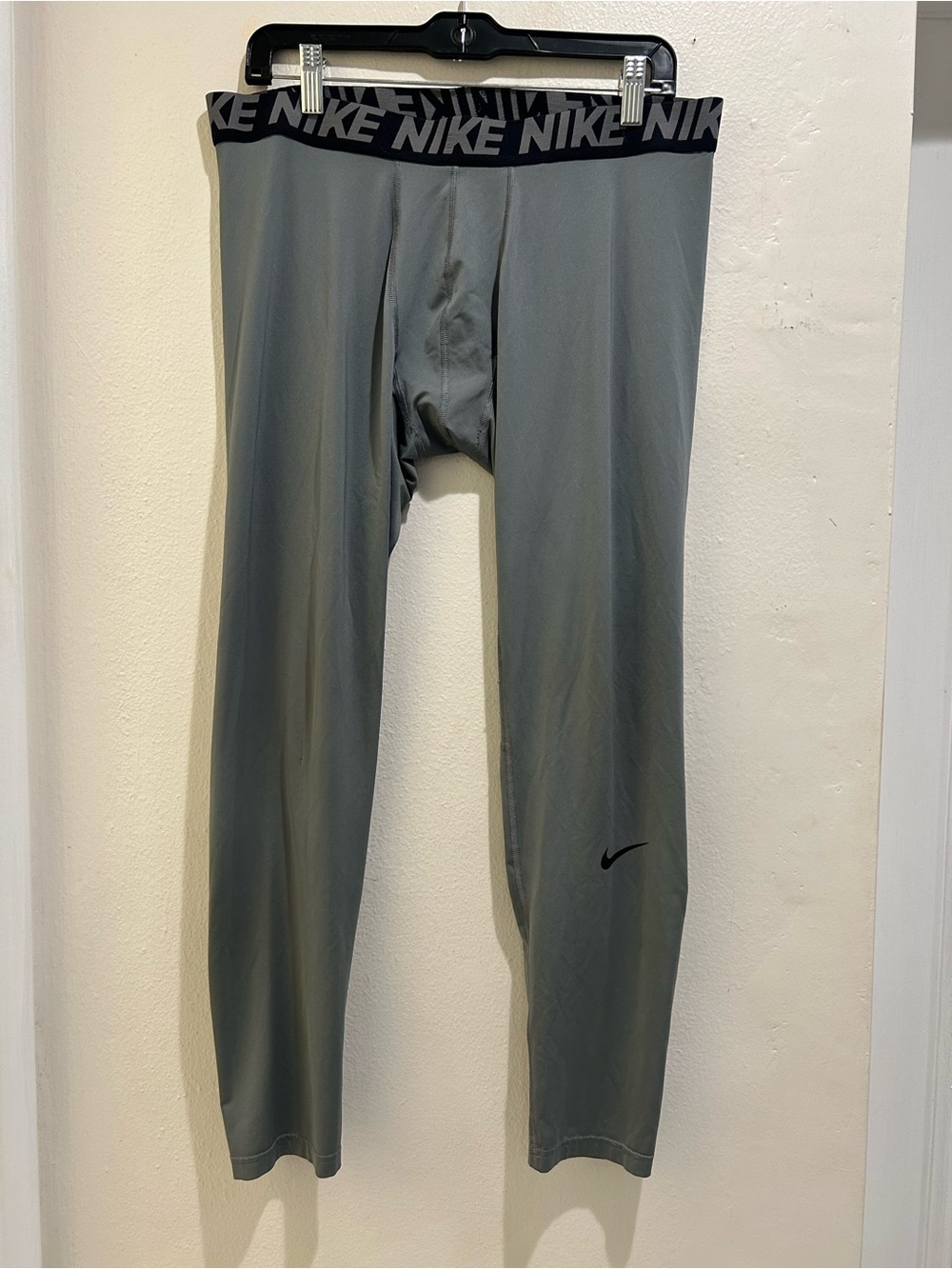 Nike Gray Men’s Performance Boxer Briefs with Branded Waistband